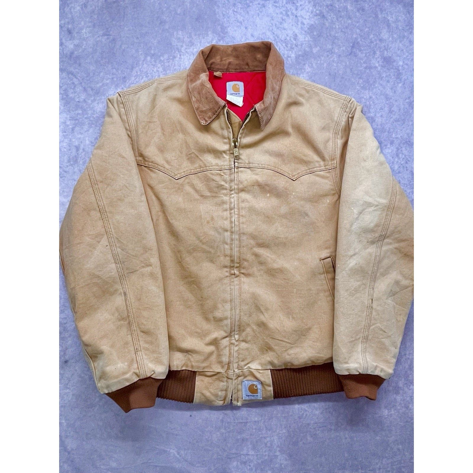 Carhartt Vtg Carhartt Santa Fe J13 XL Union Made USA Duck Canvas Work Size US XL / EU 56 / 4 - 2 Thumbnail