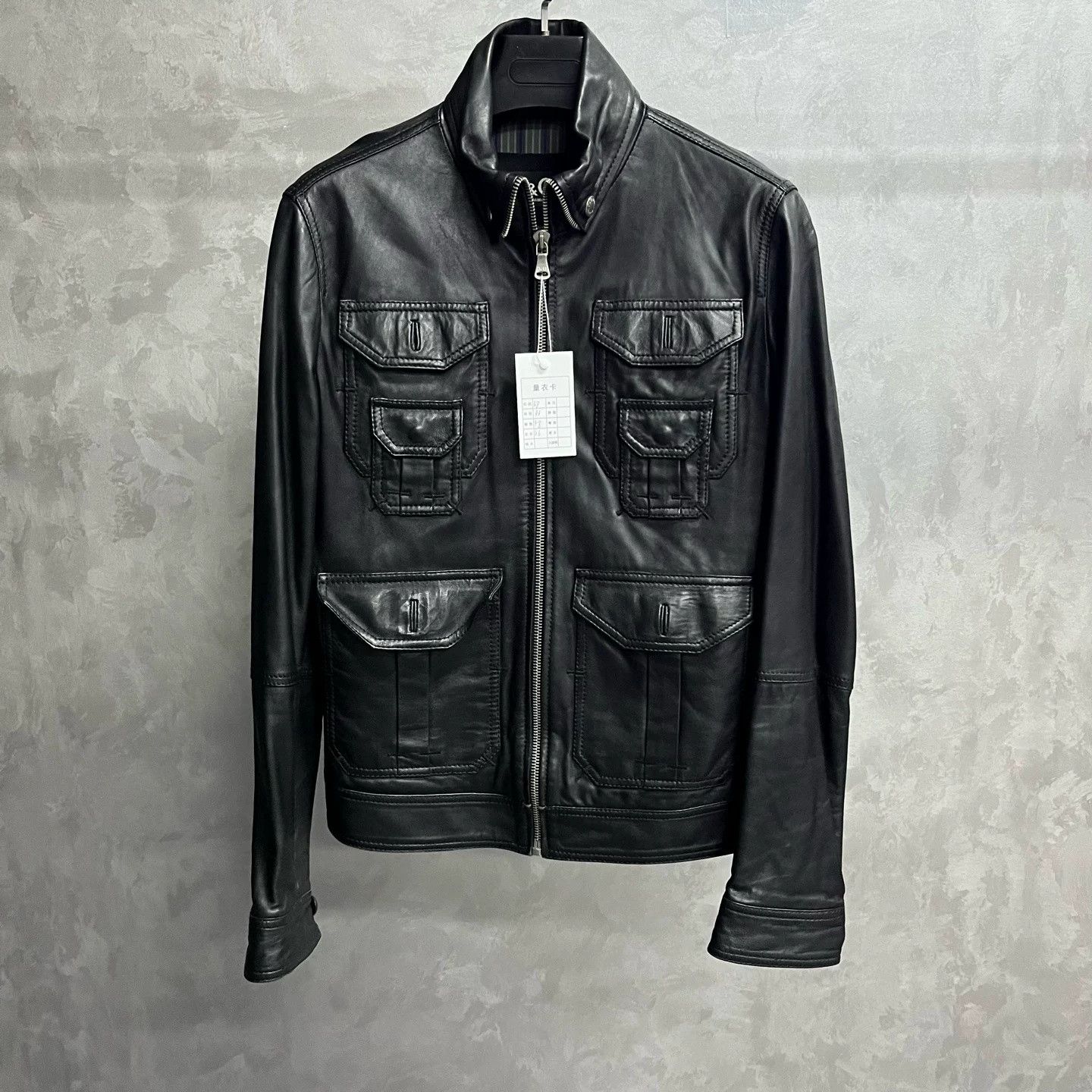 Dolce & Gabbana Dolce&Gabbana Black Leather Jacket Size US M / EU 48-50 / 2 - 1 Thumbnail