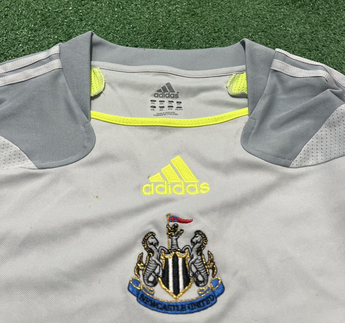 Adidas × Vintage Newcastle United Adidas Soccer Jersey Longsleeve Vintage Size US XXL / EU 58 / 5 - 3 Thumbnail