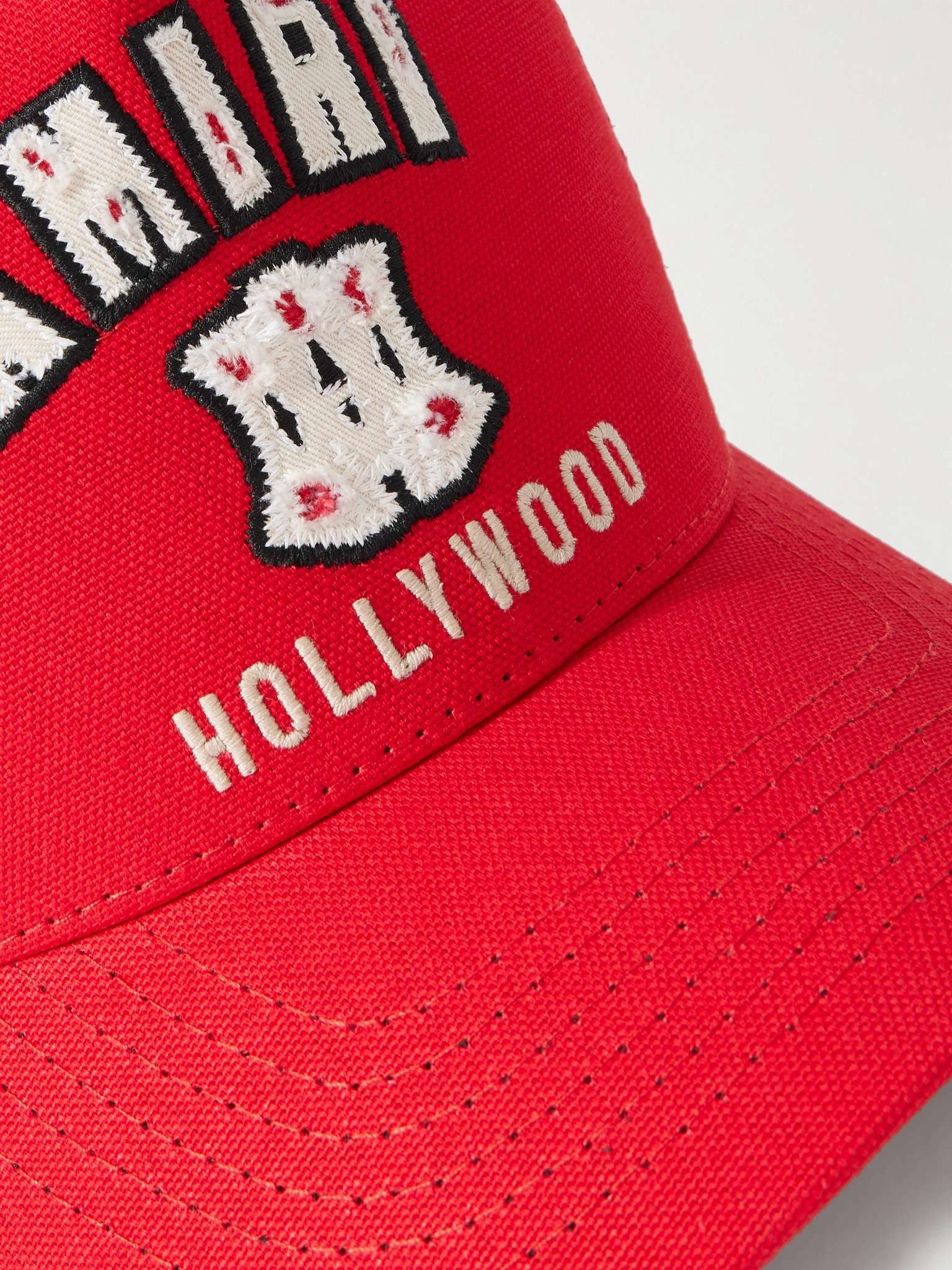 Amiri oc11z0126 Size: OS / MA Hollywood Trucker Hat / Cap in Red Size ONE SIZE - 3 Thumbnail