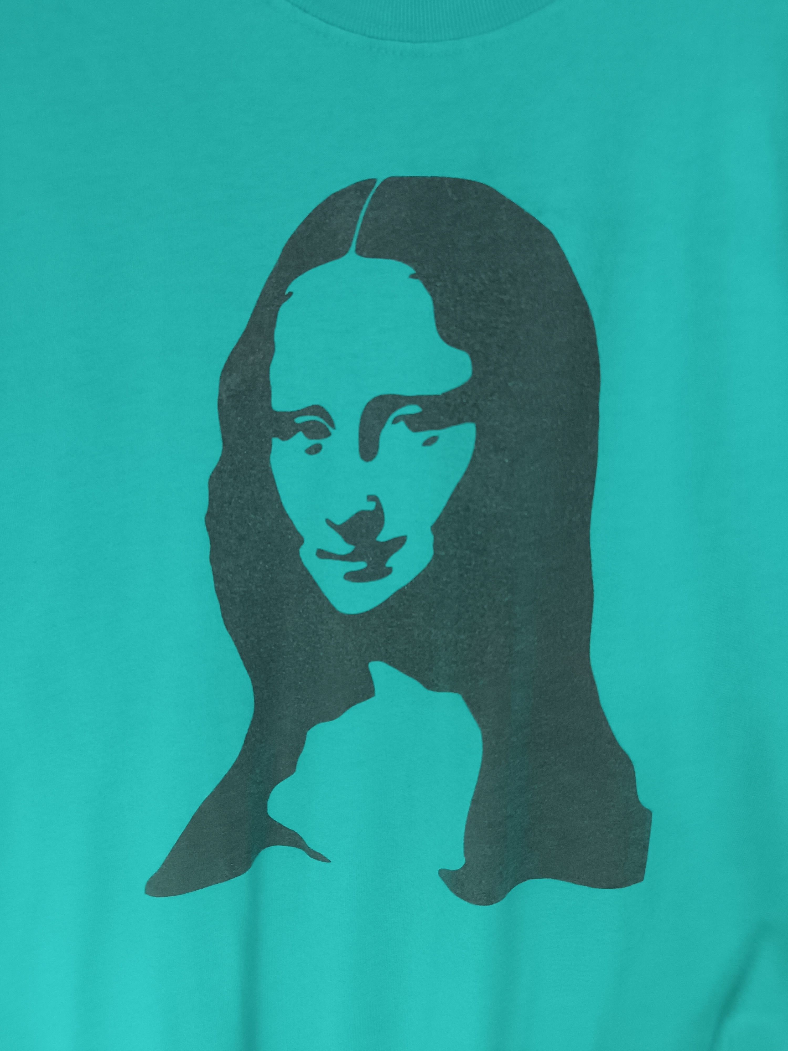 Vintage VINTAGE FADED MONALISA WISDOM ADULTS HUMOR TEE Size US L / EU 52-54 / 3 - 9 Thumbnail