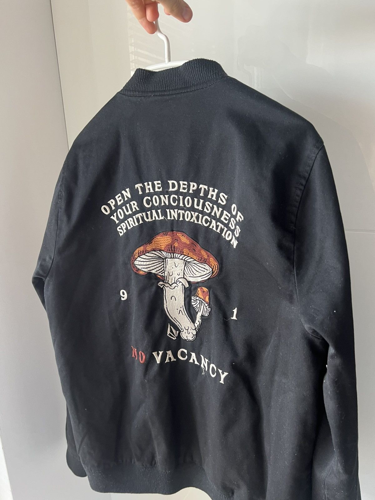 Vintage Volvom Western Big Knit Logo Spirituals Style Bomber
