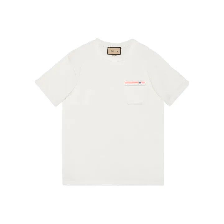 Gucci Gucci GUCCI SS22 Pocket Embroidered Cotton T-Shirt -2506 Size US XL / EU 56 / 4 - 1 Thumbnail
