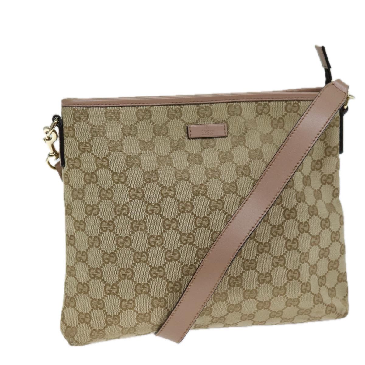 Gucci Gg Supreme Beige Canvas Shoulder Bag (Pre-Owned) Size ONE SIZE - 1 Thumbnail
