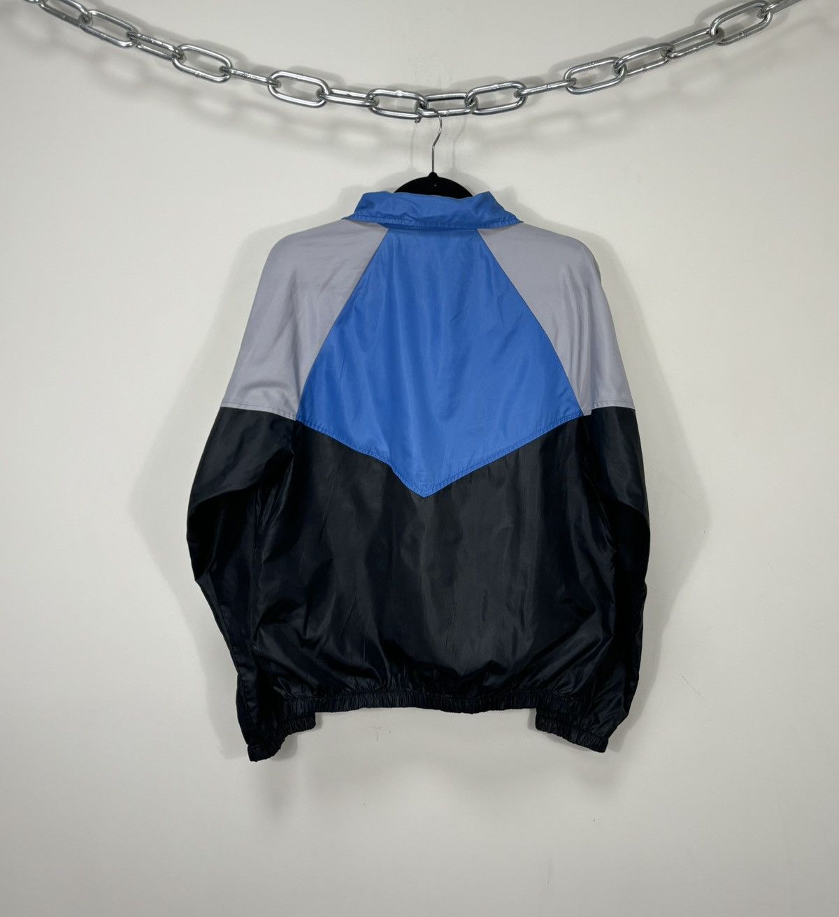 Nike Vintage Nike 80s Retro Hype Full Zip Nylon Track Top Jacket Size US M / EU 48-50 / 2 - 2 Thumbnail