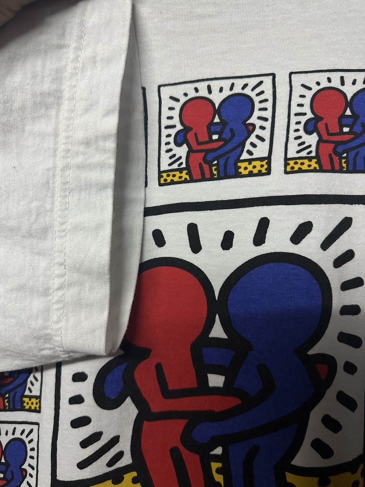 Andy Warhol × Keith Haring × Vintage Vintage 90s Keith Haring Popart Boxy Tee Size US L / EU 52-54 / 3 - 6 Thumbnail
