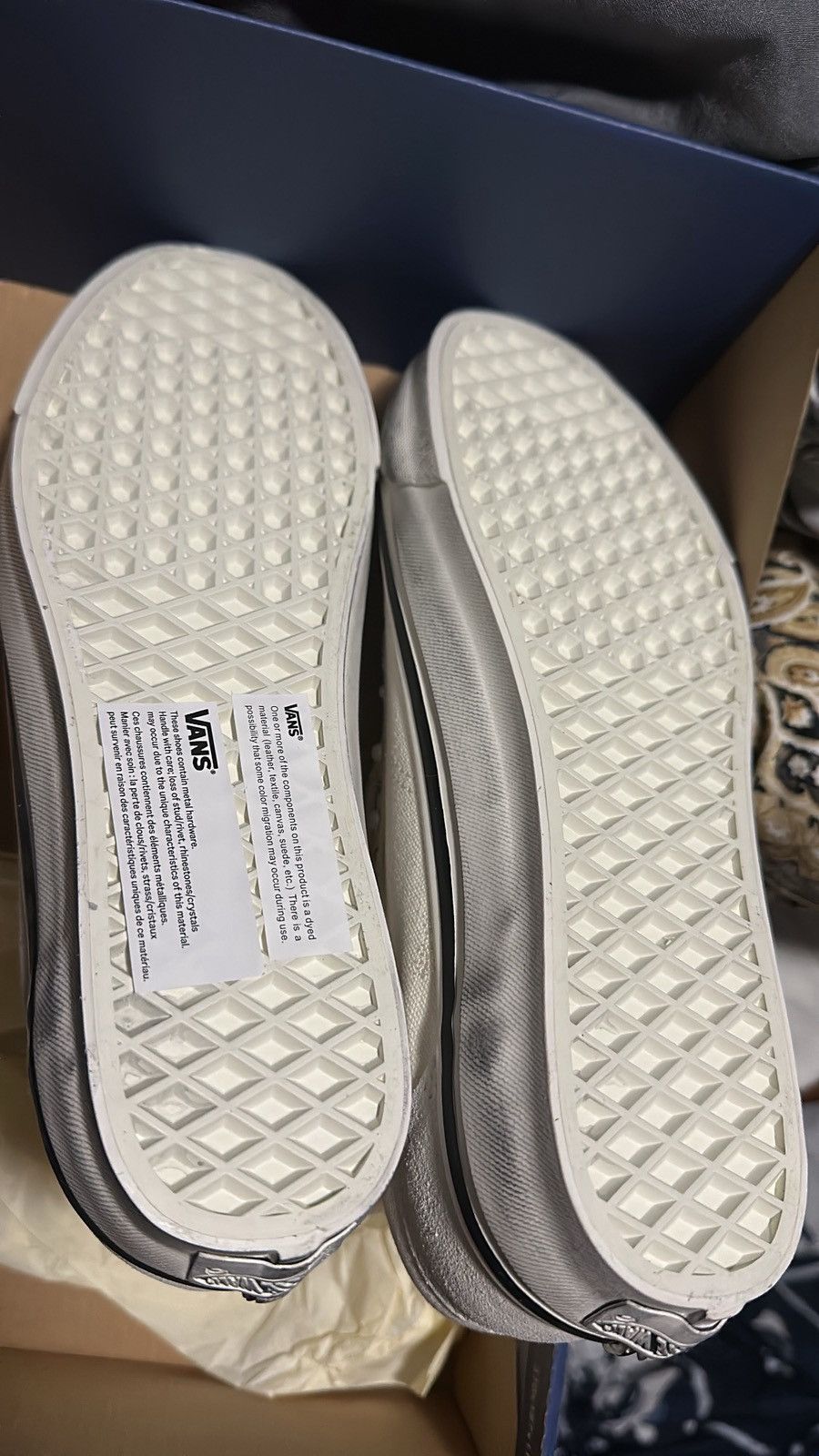 Vans Old skool vans- Marshmallow size 8 Size US 8 / EU 41 - 7 Thumbnail
