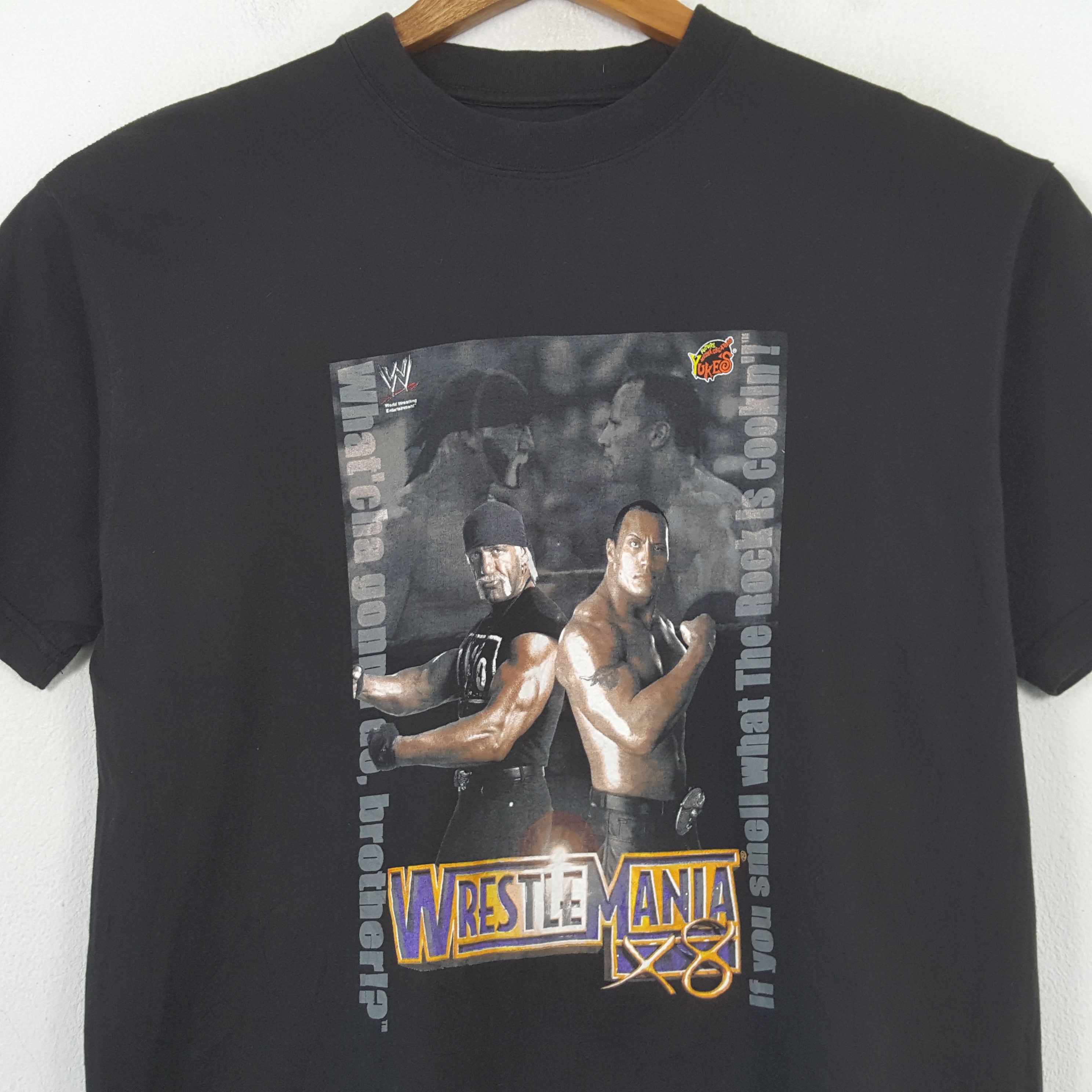 Vintage × WWE × WWF Vintage WWE WRESTLE MANIA Promo T-shirt C294N30 Size US M / EU 48-50 / 2 - 2 Thumbnail