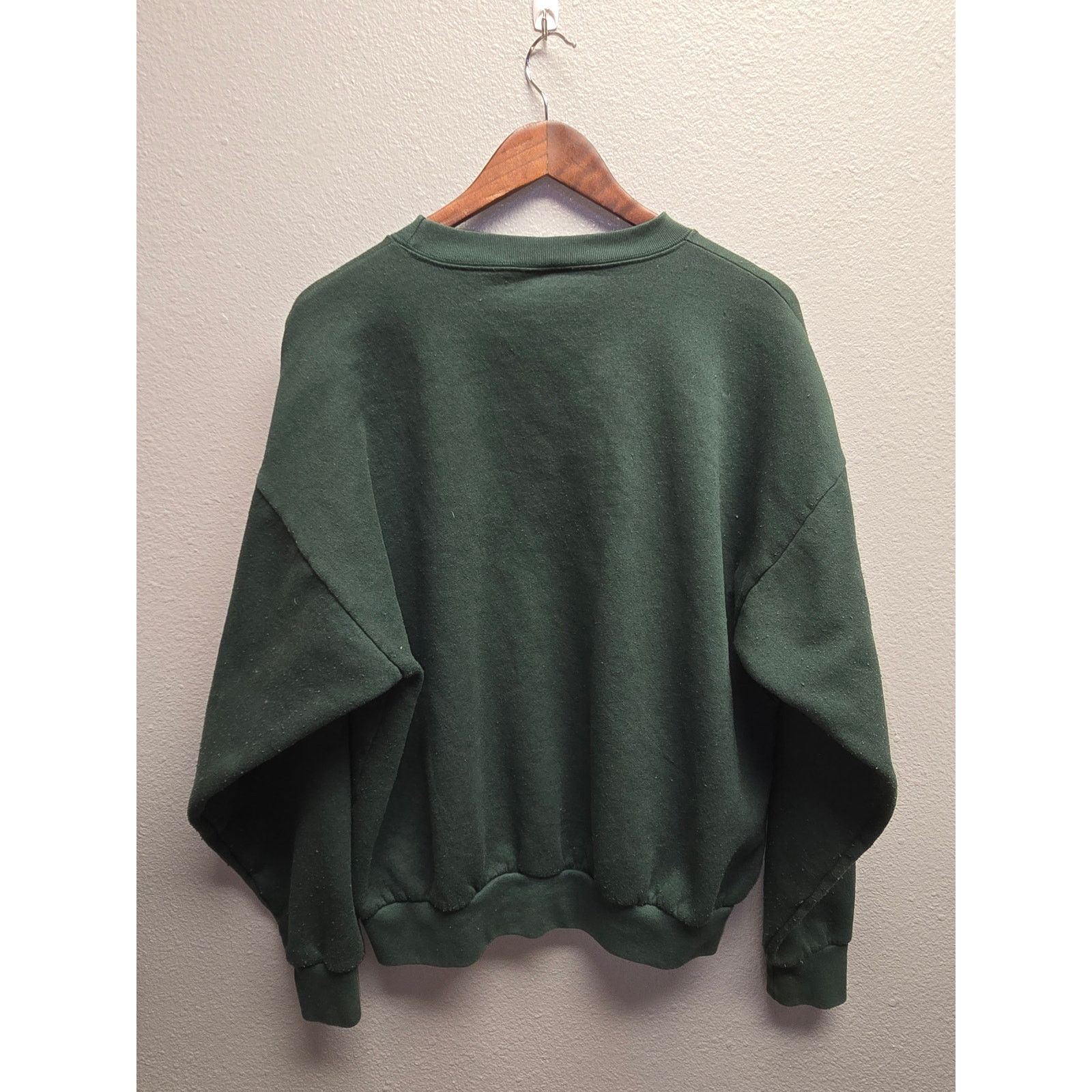 Logo Athletic × Vintage Vintage Green Blank Sweatshirt Logo Athletic XL 90s Crewneck Size US XL / EU 56 / 4 - 5 Thumbnail