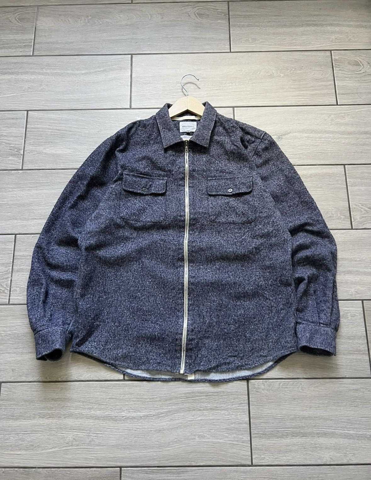 Norse Projects Vintage Overshirt NORSE PROJECTS Kyle Wool Pocket Jacket Size US L / EU 52-54 / 3 - 2 Thumbnail