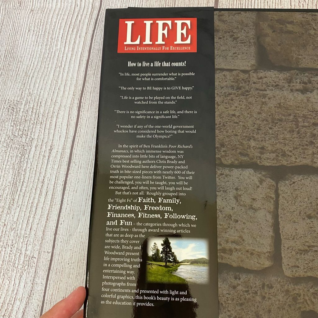 Other Life living intentionally for excellence self help-motivatio Size ONE SIZE - 2 Thumbnail