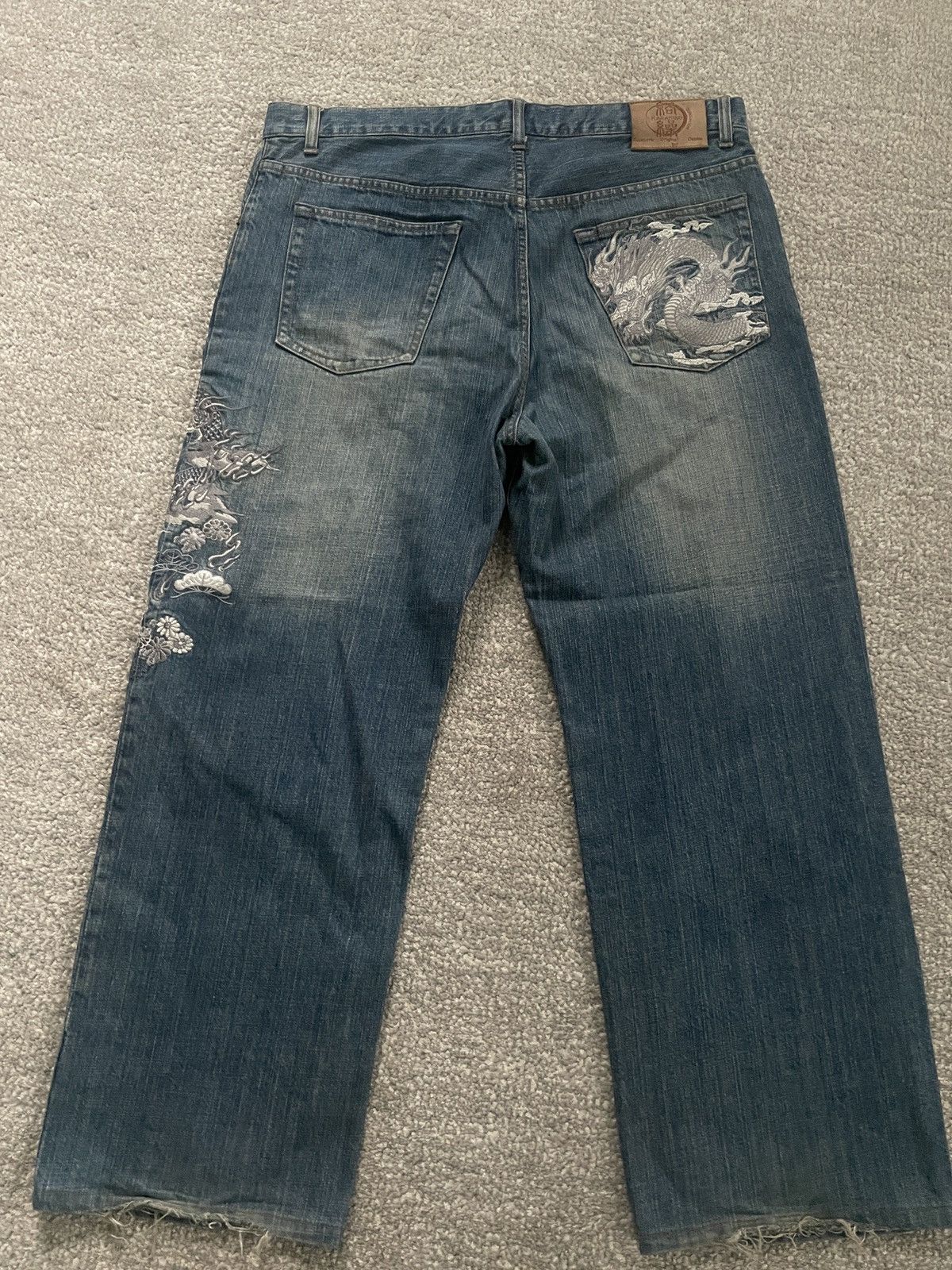 Other Karakuri embroidered japanese vintage denim Size US 34 / EU 50 - 2 Thumbnail