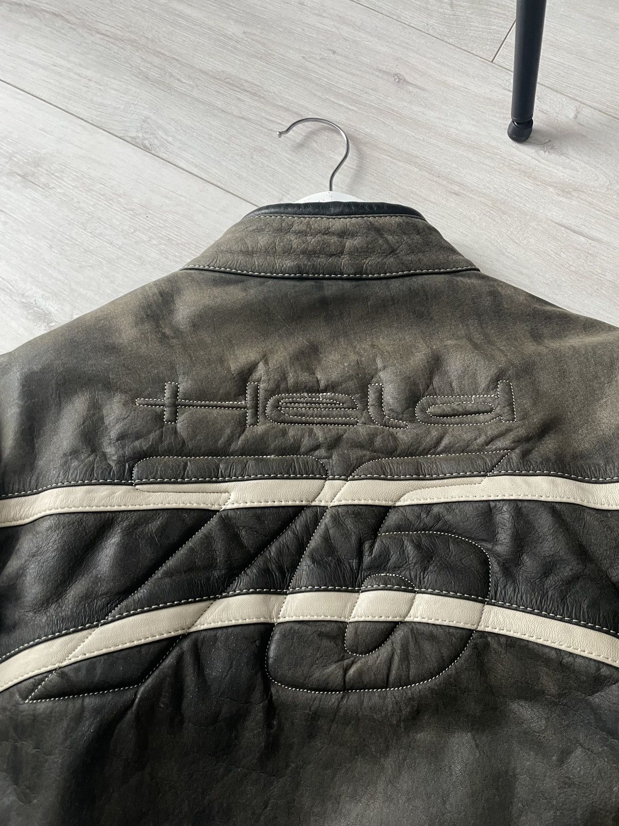 Vintage Vintage Held 77 Motor Biker 90’s Leather Brown Jacket RARE Size US M / EU 48-50 / 2 - 8 Thumbnail