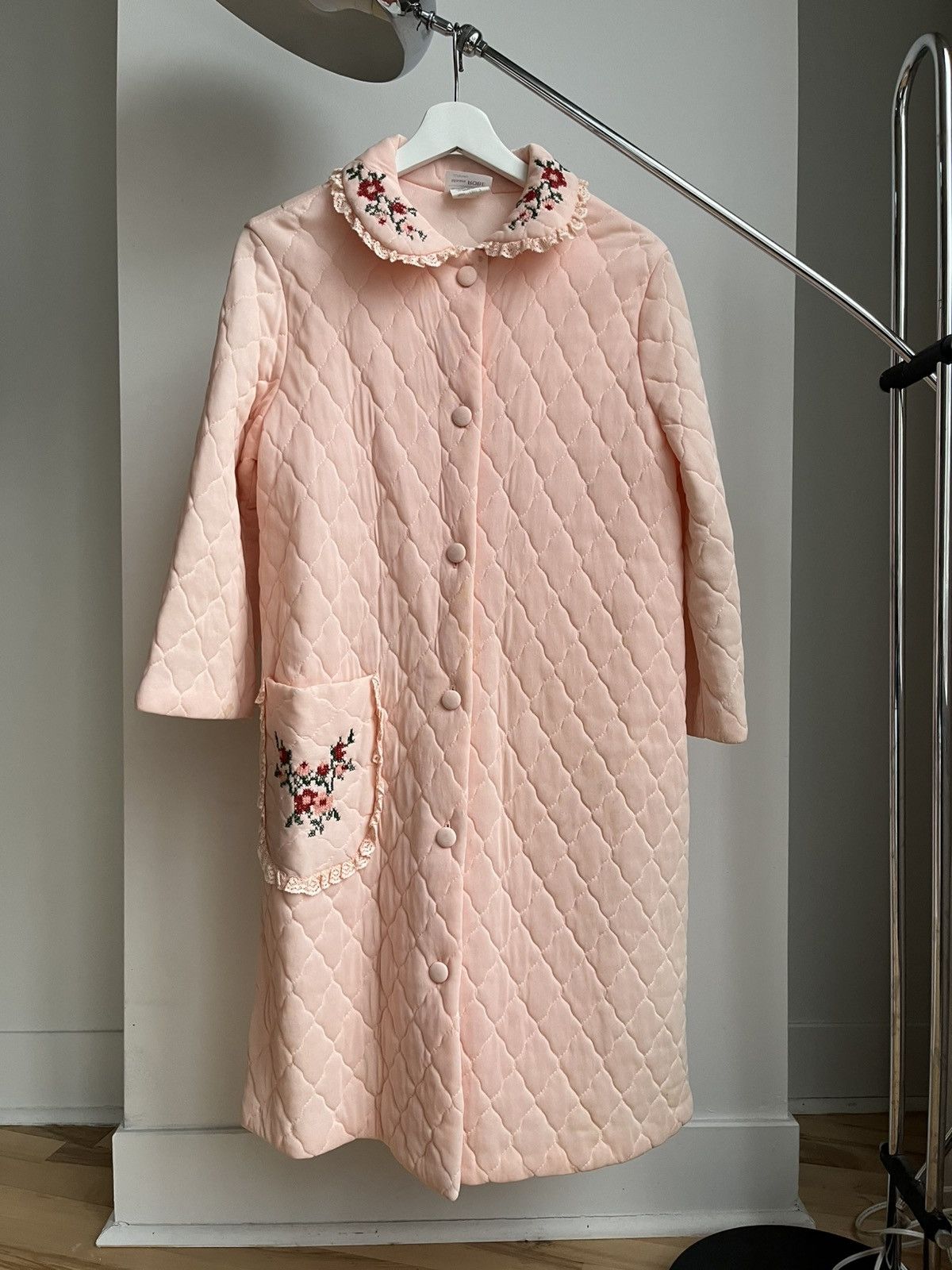 Vintage Baby Pink Coat Size XS / US 0-2 / IT 36-38 - 1 Thumbnail