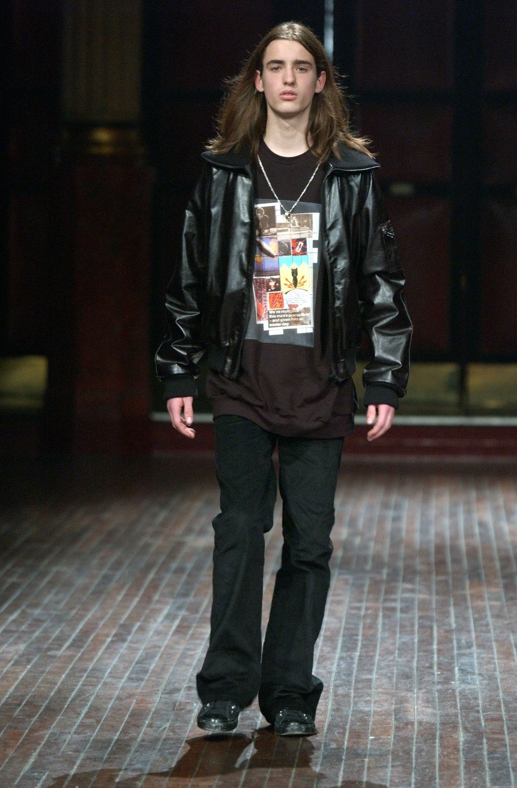 Raf Simons Raf Simons AW03 High-Neck Wool Bomber Jacket Size US M / EU 48-50 / 2 - 13 Thumbnail