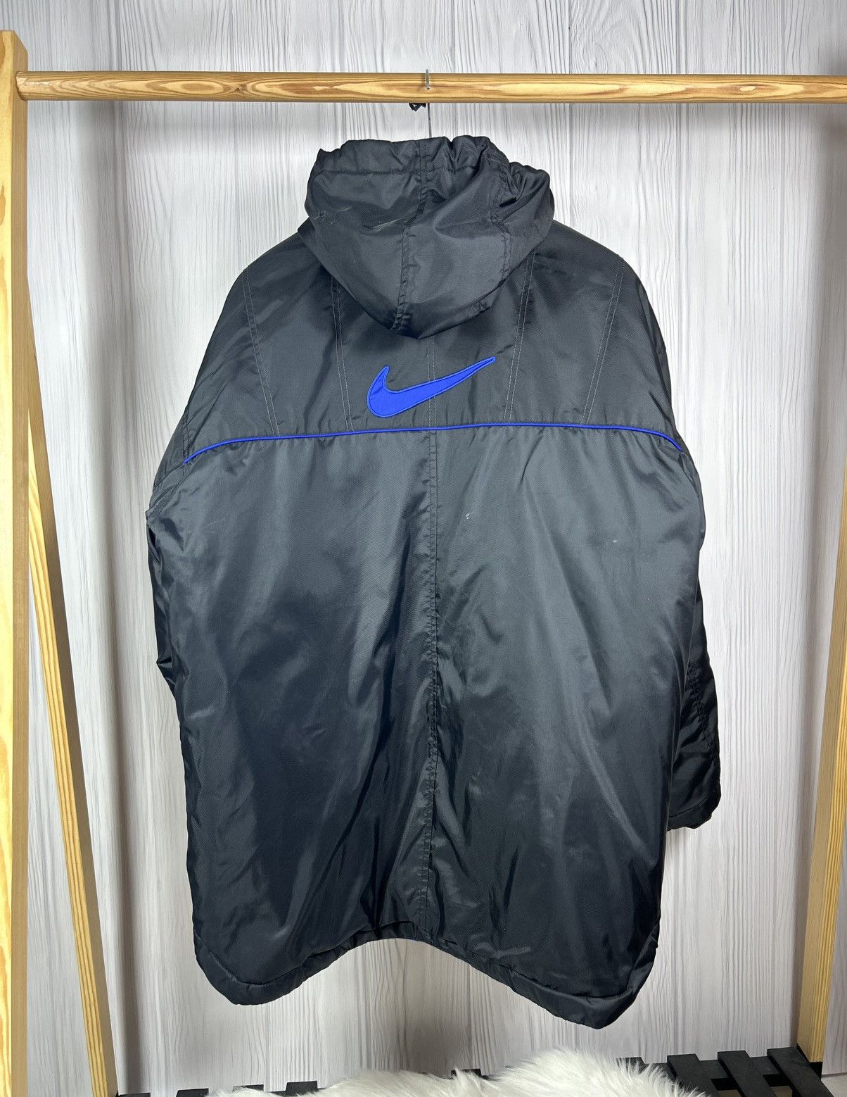 Nike Vintage Y2K Nike Nylon Jacket Big Swoosh Size M Size US M / EU 48-50 / 2 - 1 Thumbnail