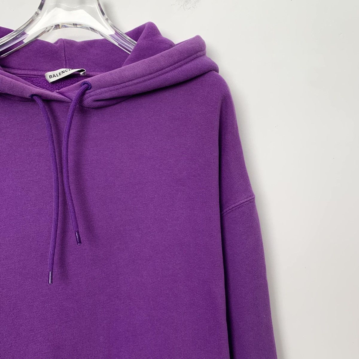 Balenciaga Balenciaga Logo Letter Printed Hooded Sweatshirt K26WX Size XS / US 0-2 / IT 36-38 - 3 Thumbnail