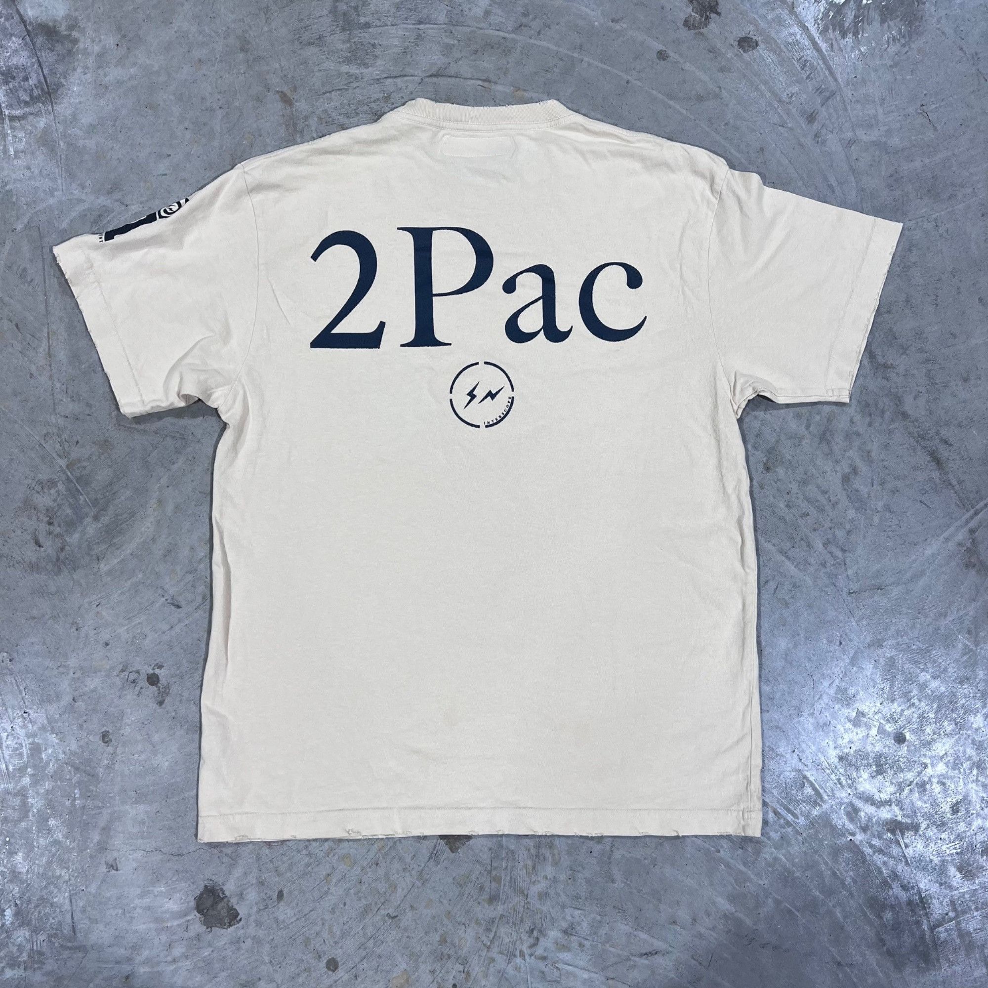 Other NEW FRAGMENT x 2PAC INTERSCOPE RECORDS CREAM TEE SZ MEDIUM Size US M / EU 48-50 / 2 - 6 Thumbnail