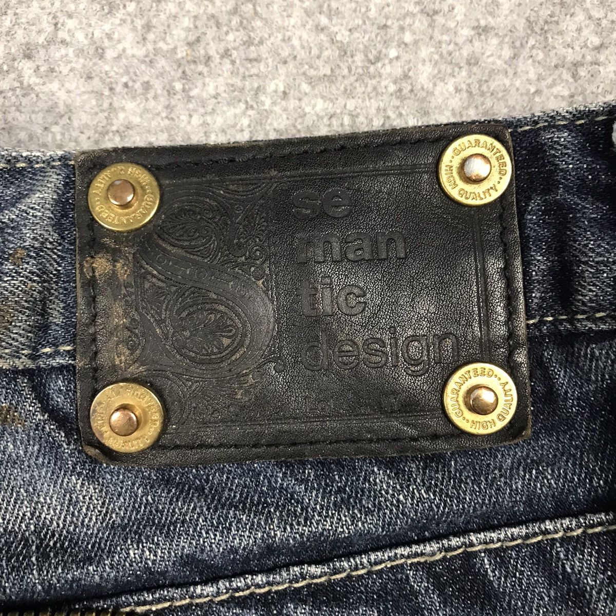 If Six Was Nine × Japanese Brand × Le Grande Bleu (L.G.B.) FLARE SEMANTICDESIGN JAPAN DESIGN ZIPPER BOOTCUT PANTS Size US 28 / EU 44 - 19 Thumbnail