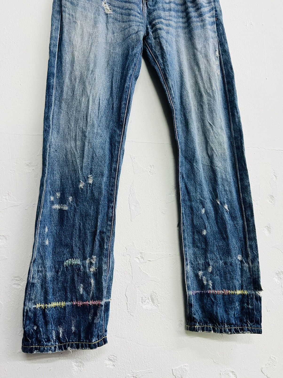 Issey Miyake × Tsumori Chisato Archive Tsumori Chisato Distressed Design Denim Size US 32 / EU 48 - 4 Thumbnail