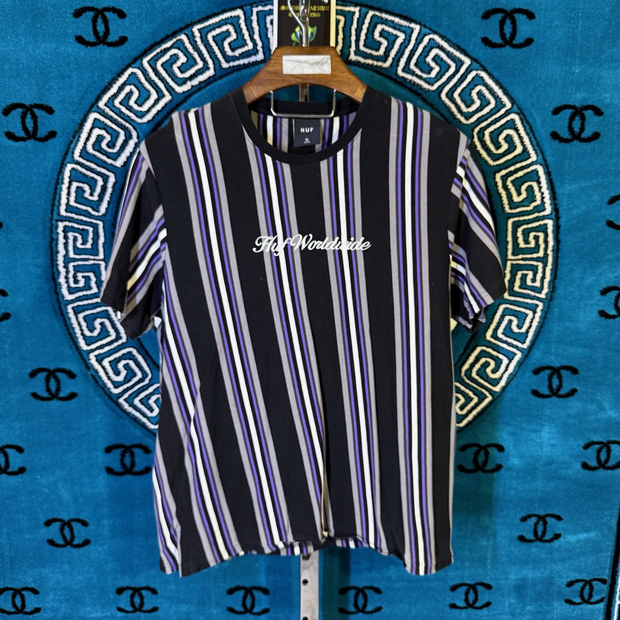 Huf THE HUF STRIPE LINEA MOTIF S/S T SHIRT Size US XL / EU 56 / 4 - 1 Preview