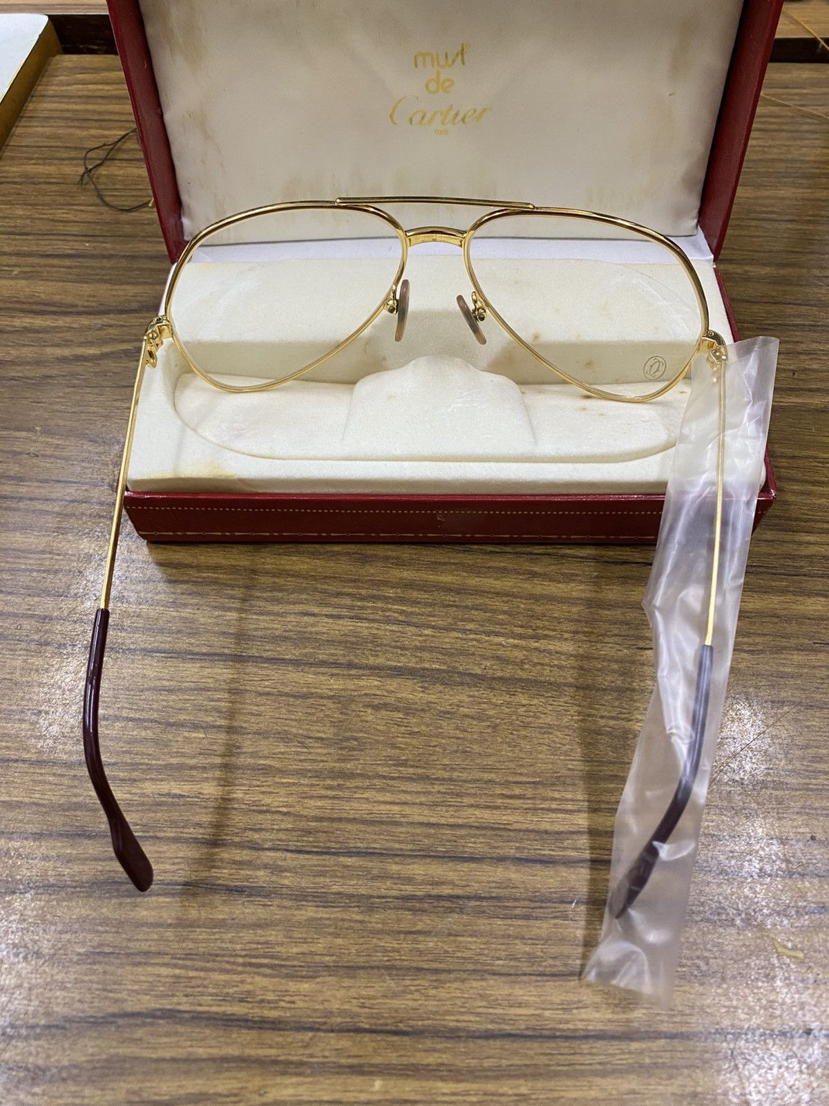 Cartier Very rare Vintage 1983 nos cartier glasses Size ONE SIZE - 2 Thumbnail