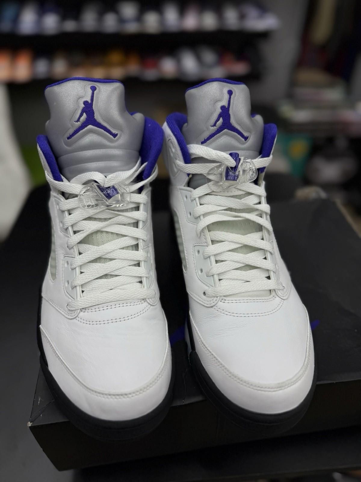 Jordan Brand Size 12 - Jordan 5 Retro Concord 2022 DD0587-141 Pre Owned Size US 12 / EU 45 - 5 Thumbnail