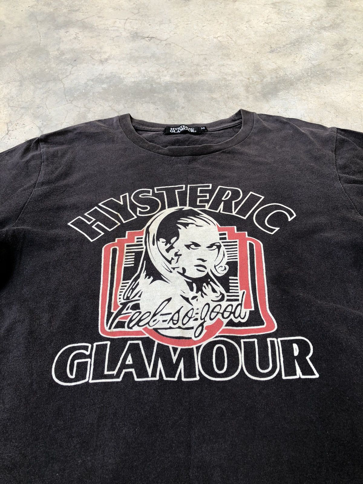Other Hysteric Glamour Feel So Good Font Logo Tee Size US M / EU 48-50 / 2 - 1 Thumbnail