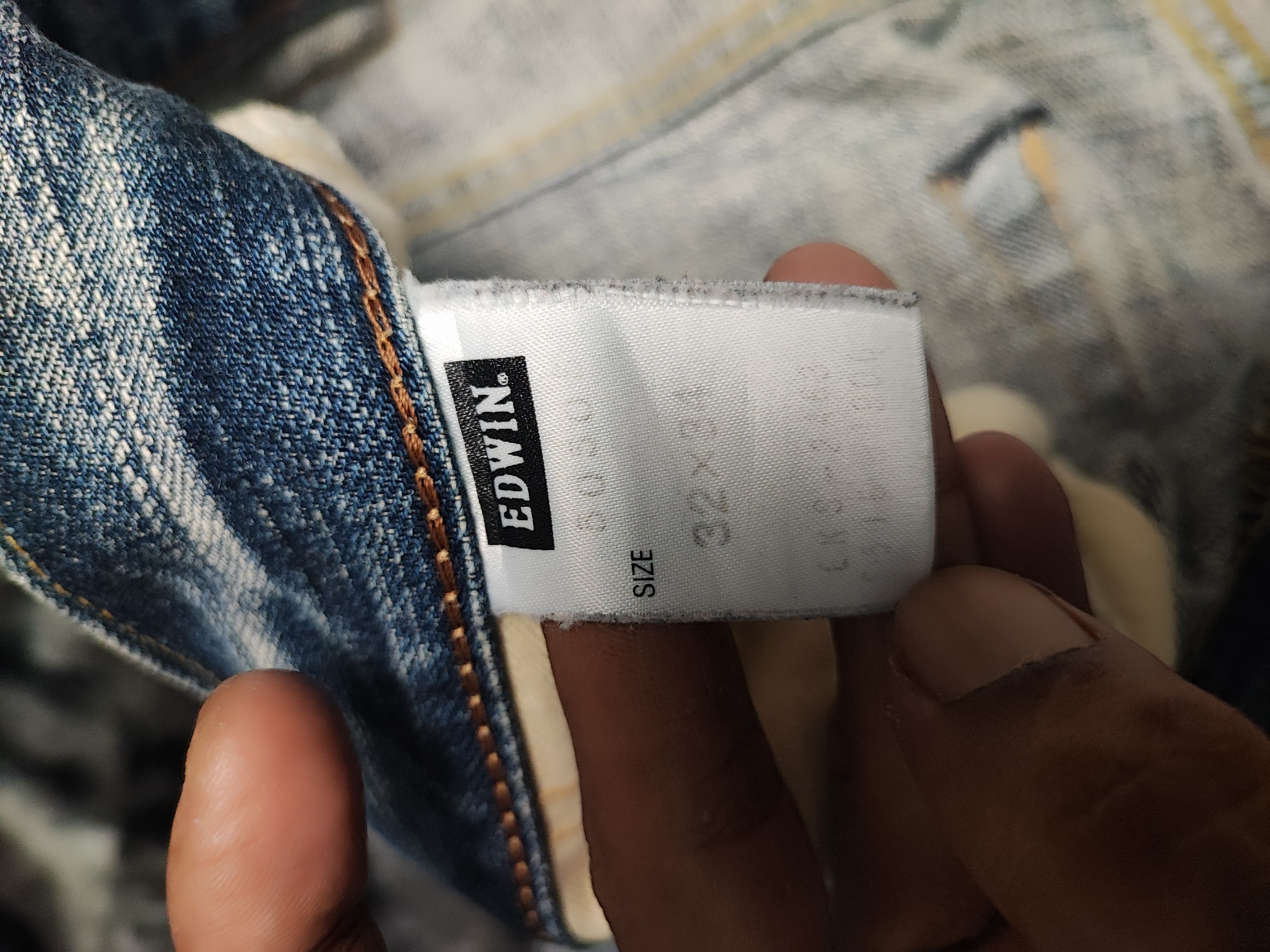 Edwin × Japanese Brand Edwin Jeans Selvedge 505Z Redline Size US 33 - 8 Thumbnail