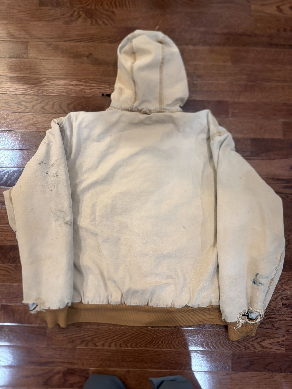 Walls Distressed Walls L Zip-Up Duck Canvas Work Jacket Beige Size US L / EU 52-54 / 3 - 5 Thumbnail