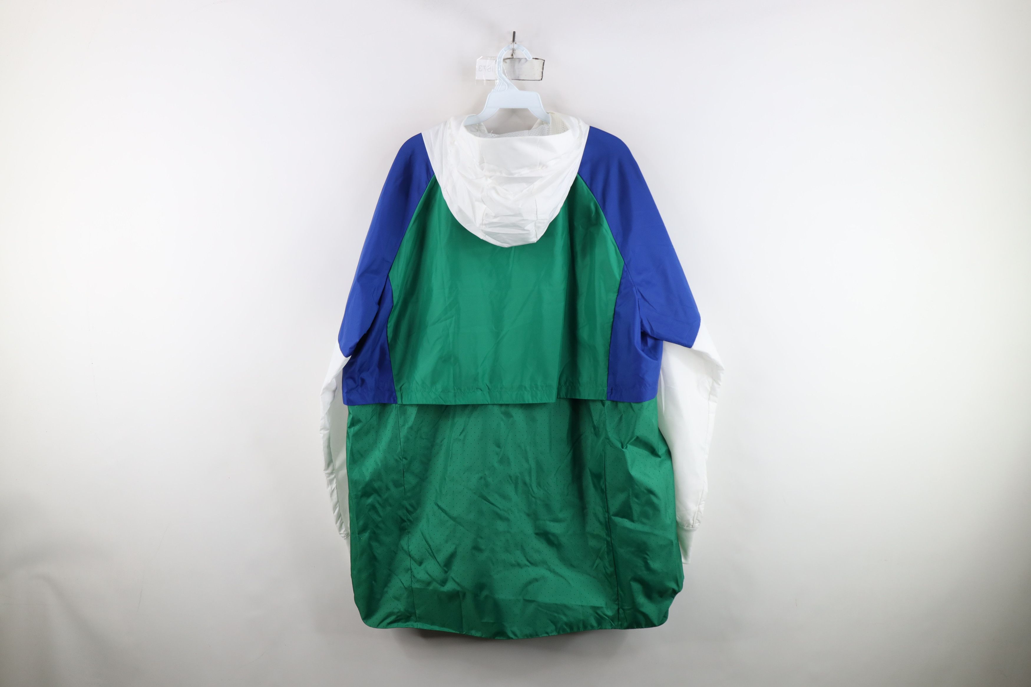 Adidas New Adidas Color Block Hooded Anorak Windbreaker Jacket Size US XL / EU 56 / 4 - 13 Thumbnail