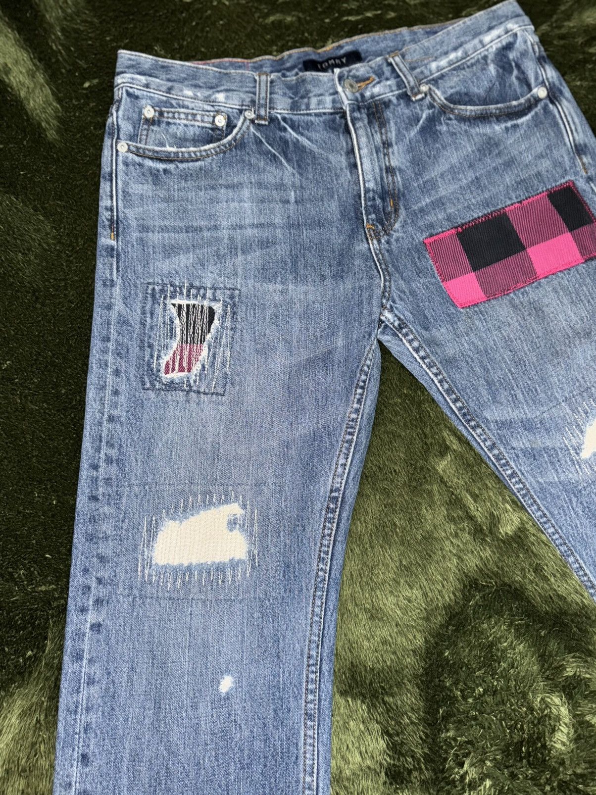Tommy Hilfiger [M] Tommy Hilfiger japan repair detail washed denim pants Size US 34 / EU 50 - 6 Thumbnail