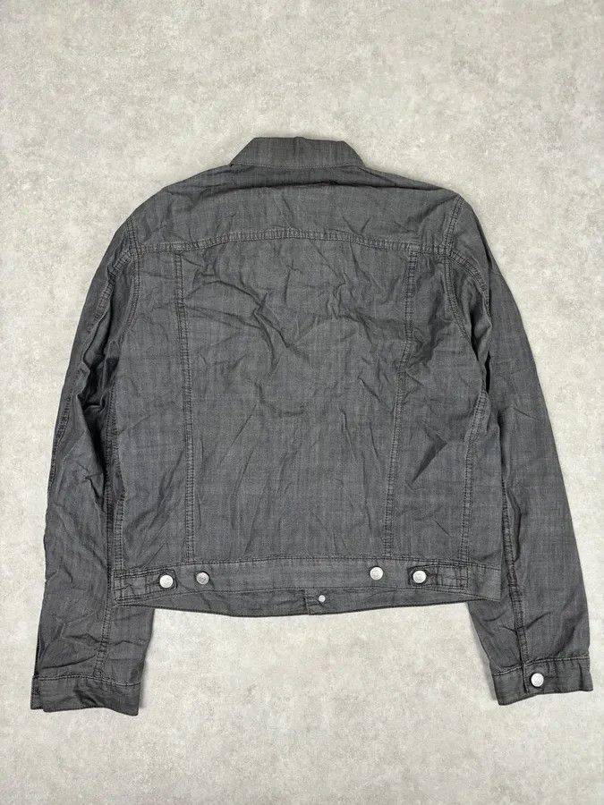 Jil Sander 2000s Jil Sander Grey Boxy Cut Denim Jacket Size US M / EU 48-50 / 2 - 5 Thumbnail