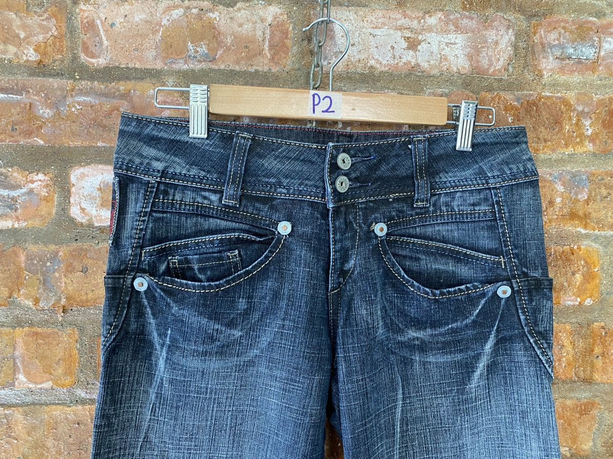 JNCO × Japanese Brand × Marithe + Francois Girbaud 2000s MFG Wide Leg Flare baggy denim Size 31" - 3 Thumbnail