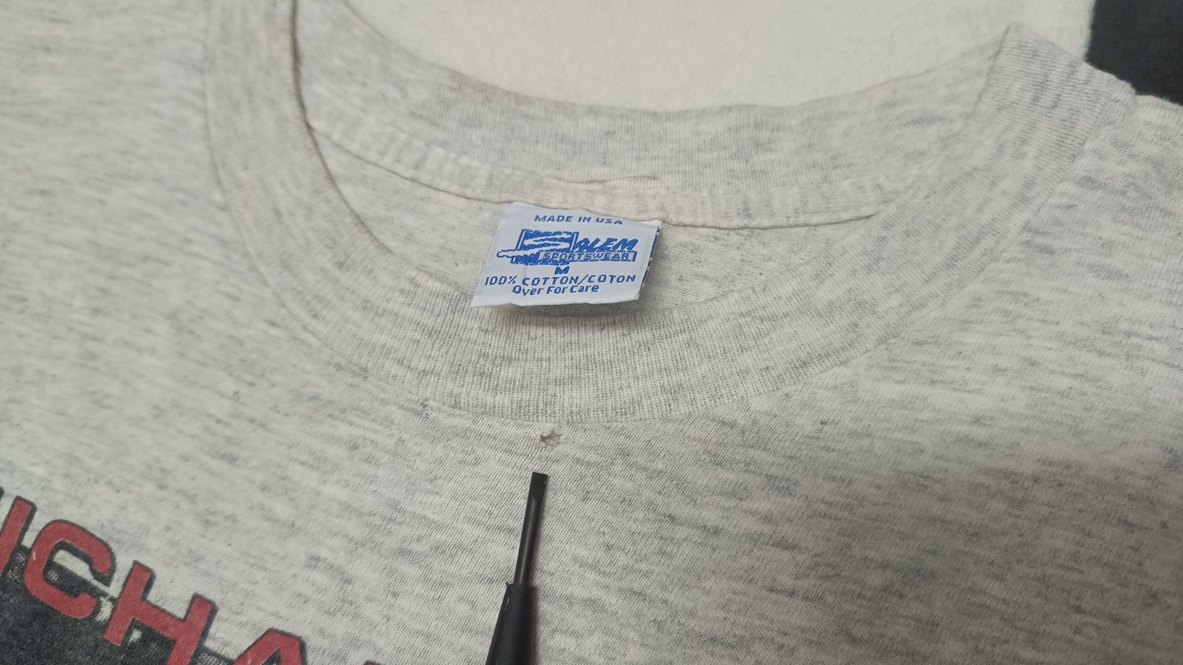 Nike 🔥🔥 Rare Vintage 90s Nike Micheal Jordan Tee Size US M / EU 48-50 / 2 - 6 Thumbnail