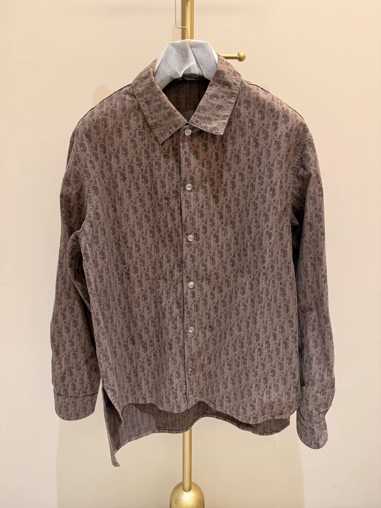 Dior dior logo patterned long sleeve shirt Size US L / EU 52-54 / 3 - 1 Thumbnail