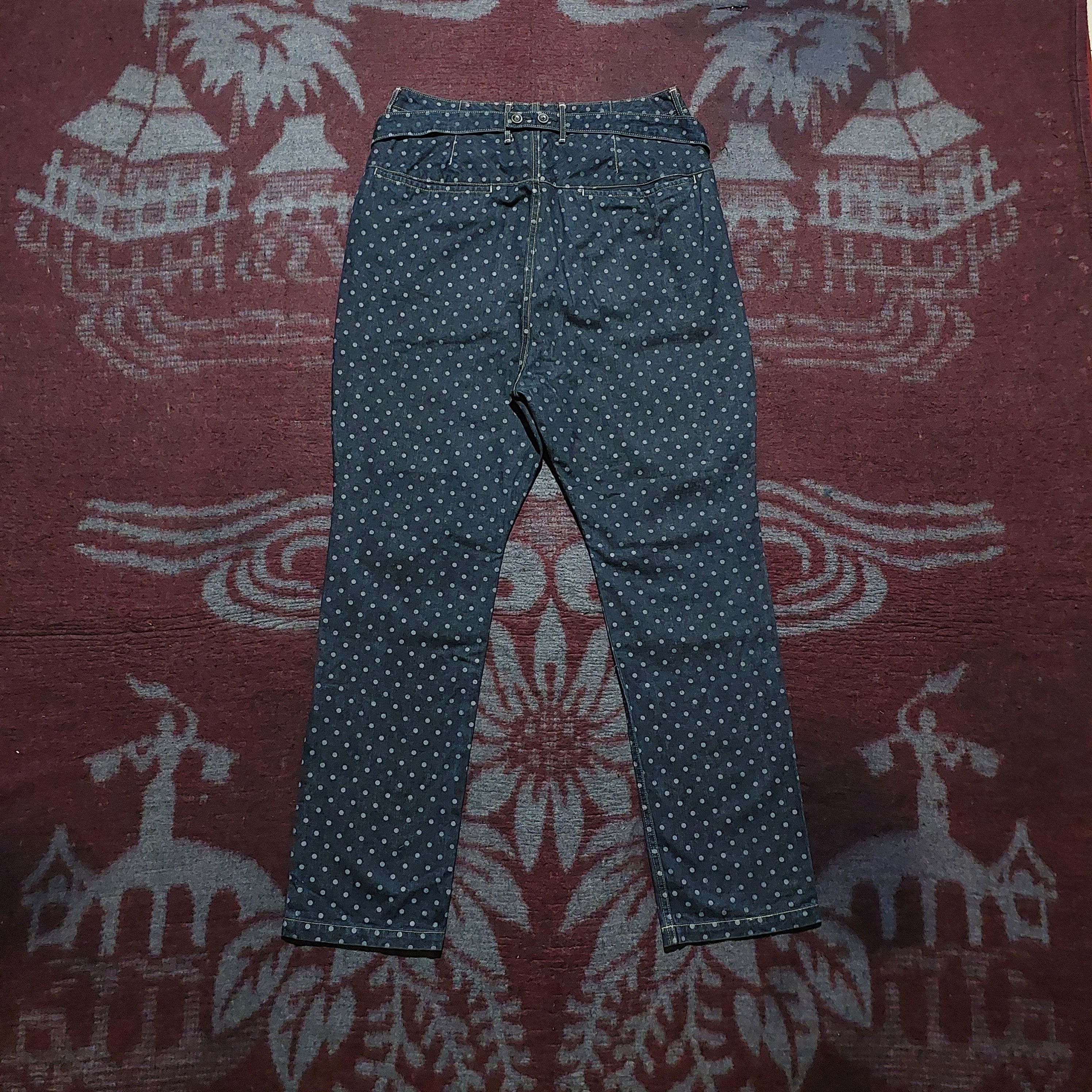 Kapital Kapital polca Clown button down denim pants Size US 32 / EU 48 - 2 Thumbnail