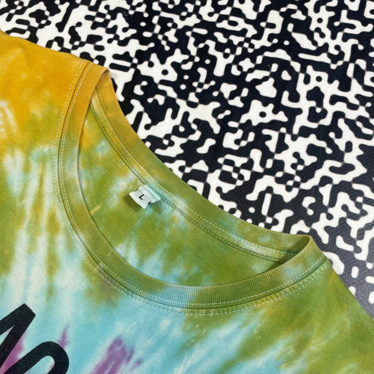 Vintage Vintage Y2K Humor Tie Dye Sex Hate T-shirt Size US L / EU 52-54 / 3 - 8 Thumbnail