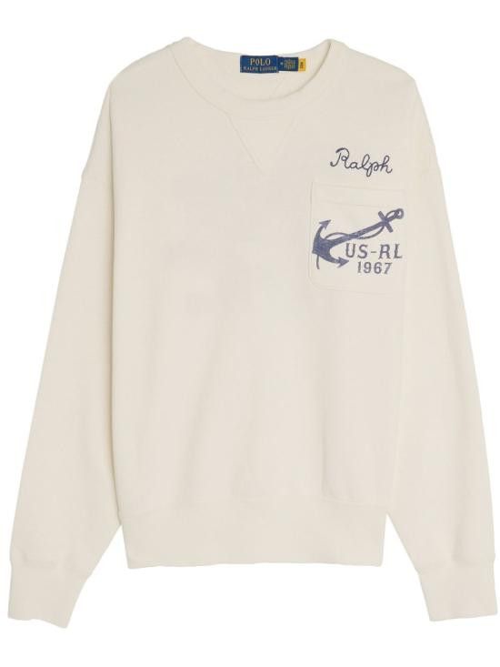 Ralph Lauren RALPH LAUREN Men Hoodies 710965005 001 White Size US L / EU 52-54 / 3 - 1 Thumbnail