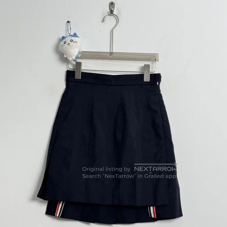 Thom Browne Thom Browne Gold-Thread Pleated Skirt Size 26" / US 2 / IT 38 - 1 Thumbnail
