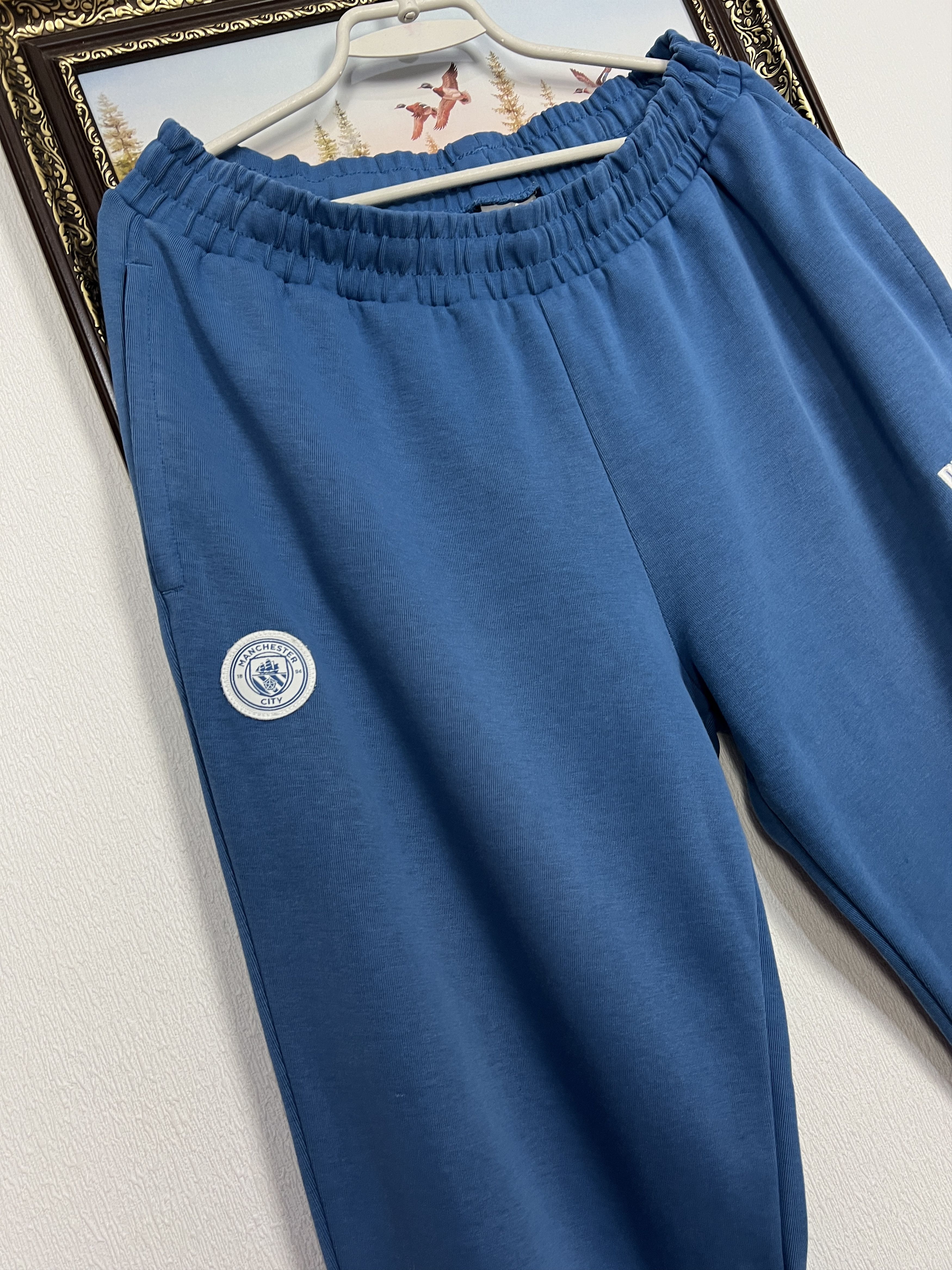 Puma Manchester City Football Pants Soccer Sweatpants Athletic Size US 34 / EU 50 - 3 Thumbnail