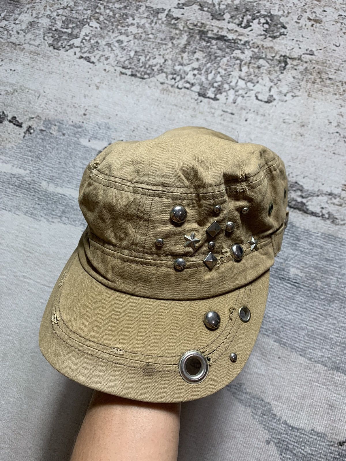Hysteric Glamour 2000s Gothic Studded Commando Hat Size ONE SIZE - 1 Thumbnail