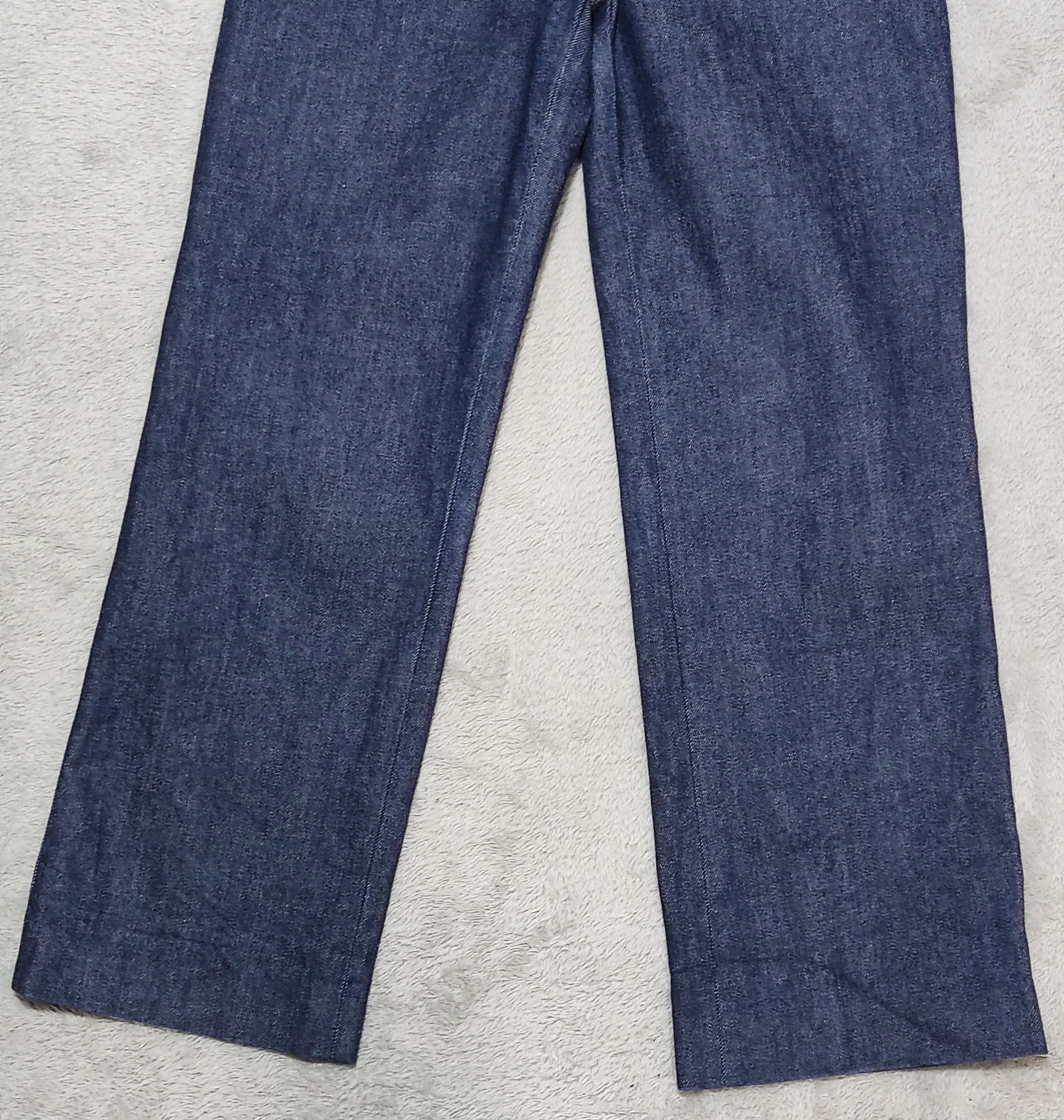 A.P.C. A.P.C. Sailor Jean Dark Indigo Wide Leg Raw Denim High Waist Size US 26 / EU 42 - 8 Thumbnail
