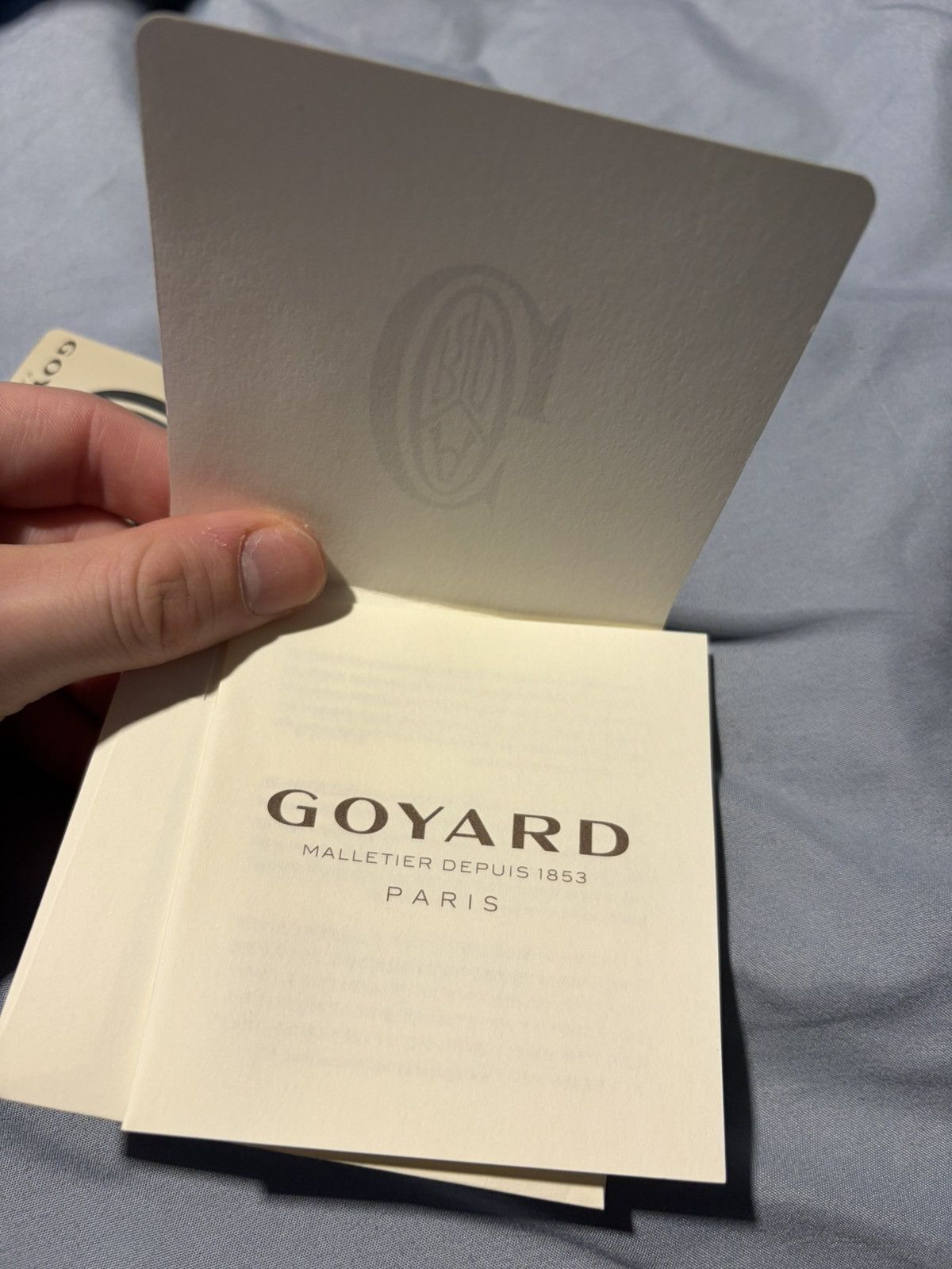 Goyard Goyard sulpice blue card holder Size ONE SIZE - 7 Thumbnail