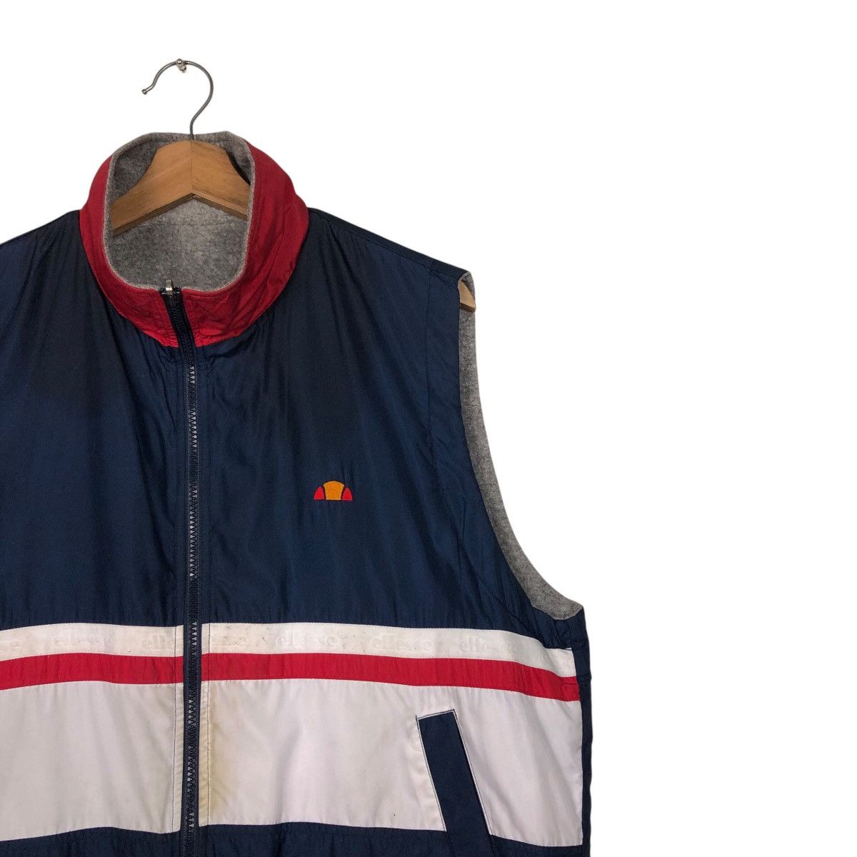 Japanese Brand 📌Vintage Reversible Tank Top Vest Ellesse Big Logo Size US M / EU 48-50 / 2 - 7 Thumbnail