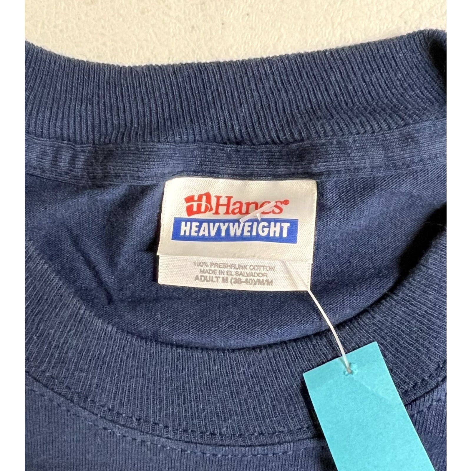 Delta VINTAGE Port Jefferson New York Delta T-Shirt Short Sleeve Embroidered Blue M Men Crew Neck Cotton Size US M / EU 48-50 / 2 - 3 Thumbnail