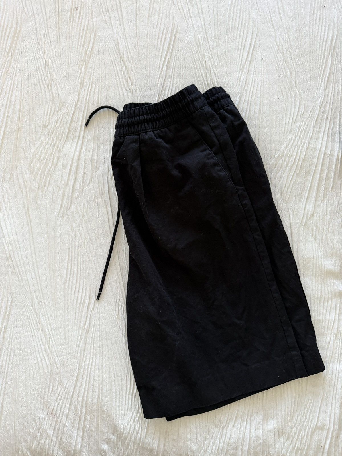 Zara Zara Black Summer Elastic Shorts – Size XL (34–36) Size US 34 / EU 50 - 4 Thumbnail