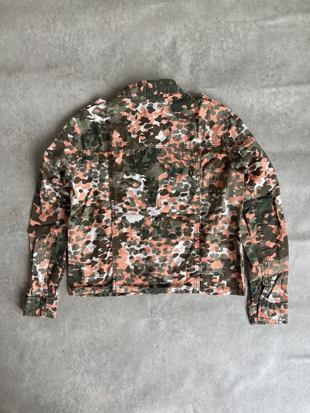 14th Addiction Buckaroo Camo Button Shirt Rock Punk Style Size US XS / EU 42 / 0 - 9 Thumbnail