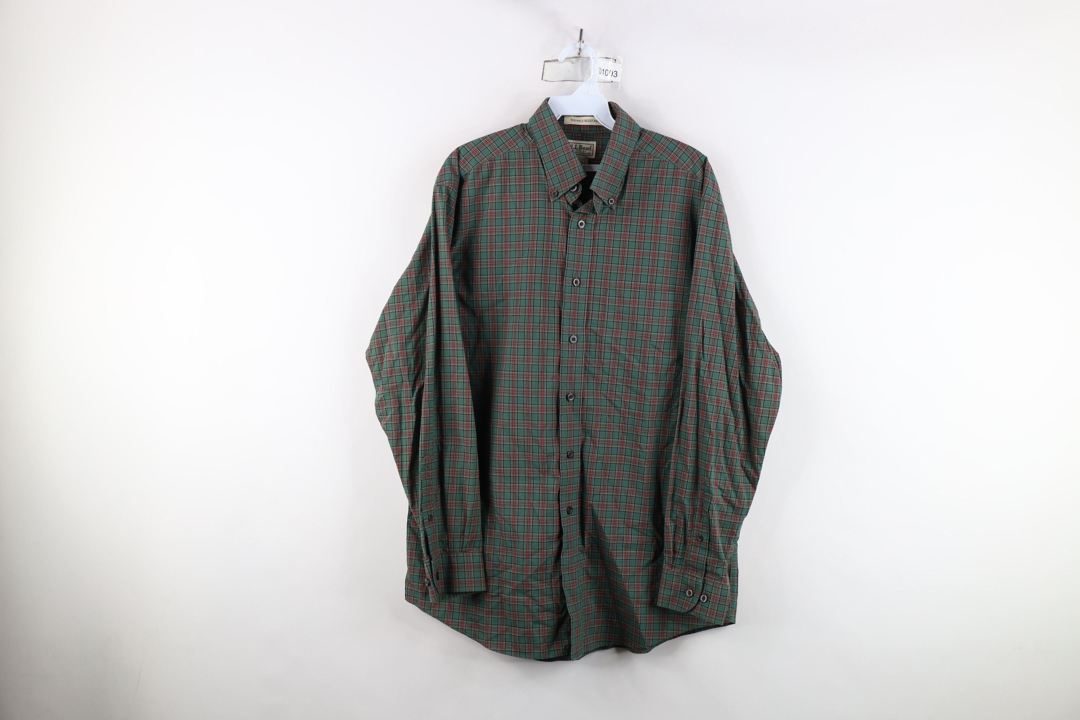L.L. Bean × Vintage Vintage LL Bean Wrinkle Resistant Collared Button Down Shirt Size US M / EU 48-50 / 2 - 1 Thumbnail