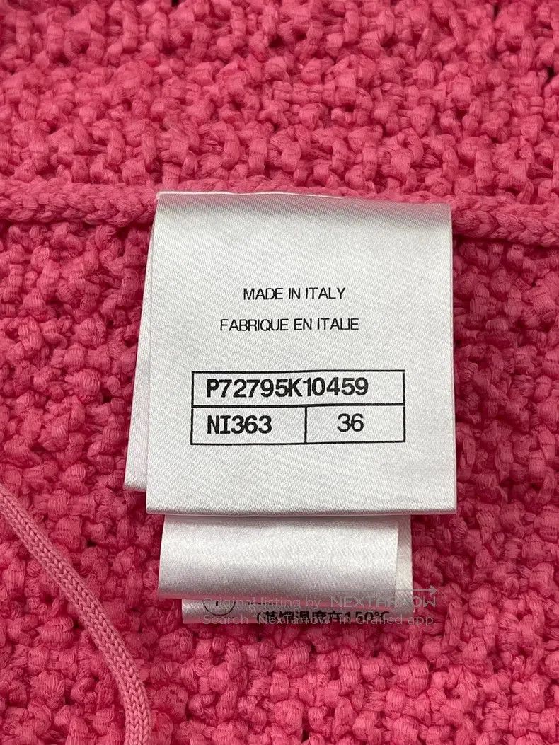 Chanel Chanel Watermelon red knitted vest Size XS / US 0-2 / IT 36-38 - 5 Thumbnail